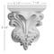 Ekena Millwork 7 1/8"W x 3 3/4"D x 8 5/8"H Nicole Corbel COR07X04X09NI - alternate 2